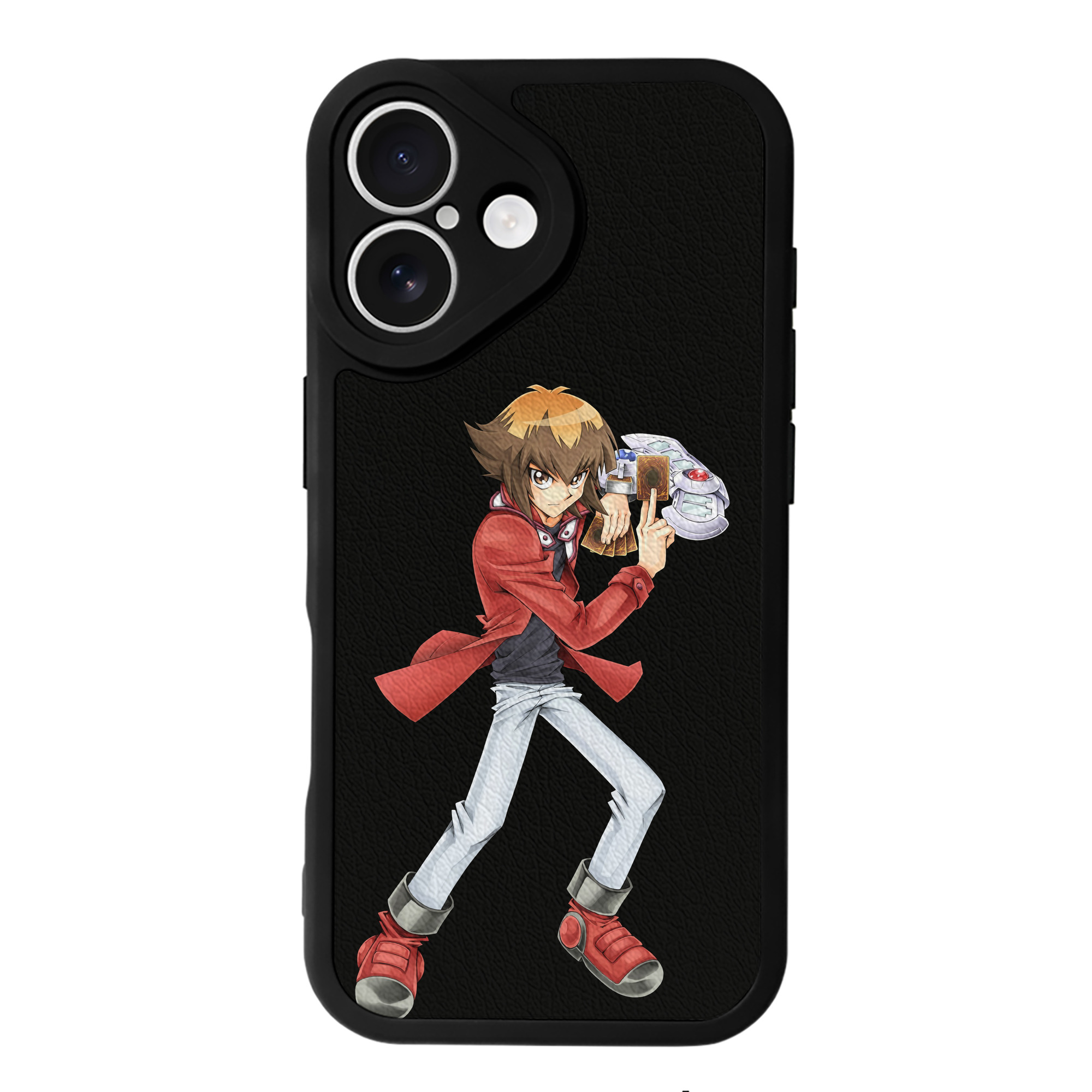 遊☆戯☆王 Yu-Gi-Oh! 【iPhone 16シリーズ対応】シリコンスマホケース（レザー調） 材質：シリコン